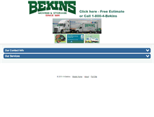 Tablet Screenshot of bekins.ca